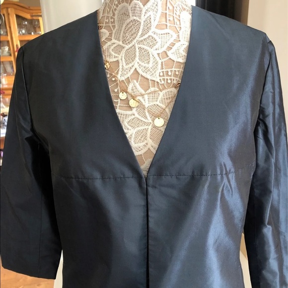 Max Studio Leon Max 100% silk coat & skirt NWT - Picture 4 of 13